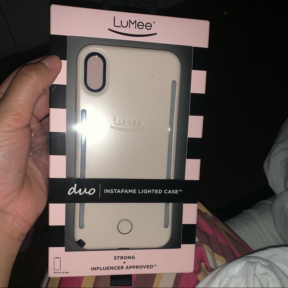 Used Lumee case for iPhone XS Max millennial pink
